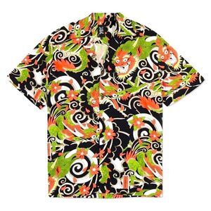 NWT Ed Hardy Japan Dragon Men's Shirt L